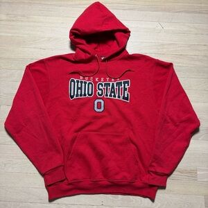 Champion Red Ohio State Hoodie